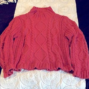 Mock neck sweater
